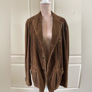 Abercrombie & Fitch Brown Corduroy Blazer - Men’s Medium